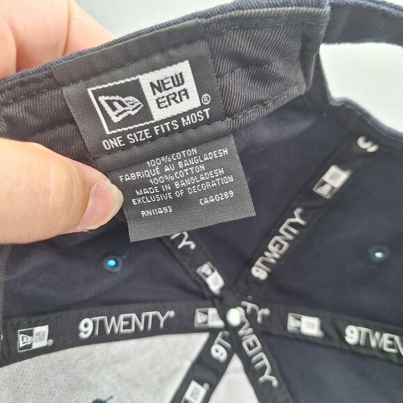 New Era Indiana Pacers “Gold Don’t Quit” Hat 9Forty Adjustable Dad Cap Navy - Picture 7 of 7